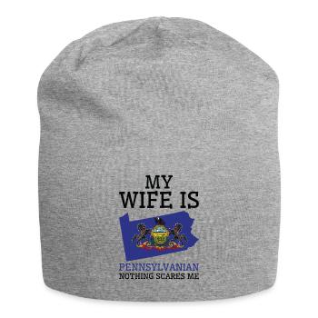 Rien ne me fait peur Pennsylvanian Wife - Bonnet en jersey - gris chiné - Devant