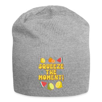 Vacances de Noël fruitées Saison hivernale saine - Bonnet en jersey - gris chiné - Devant