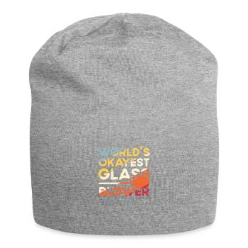 Glassblowing The best glass in the world - Jersey Beanie - heather grey - Front