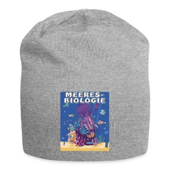 MEERES-BIOLOGIE - Jersey-Beanie - Grau meliert - Vorne