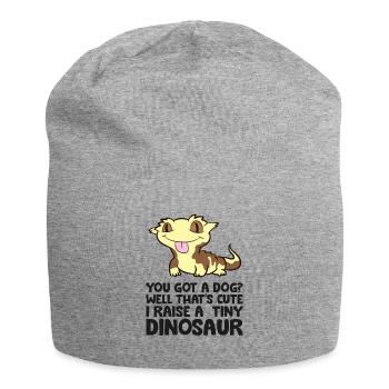 Crested Gecko Owner Crested Gecko Pet Crested - Jersey Beanie - heather grey - Front