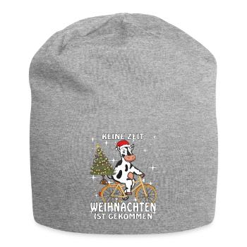 KUH FAHRRAD WEIHNACHTEN IST GEKOMMEN - Jersey-Beanie - Grau meliert - Vorne