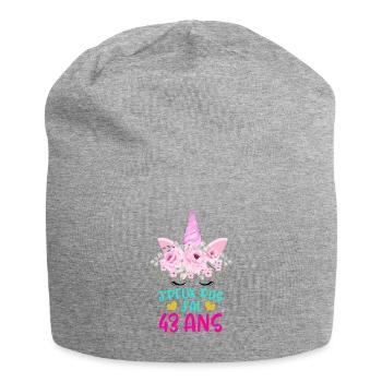 Enfant T Shirt 43 Ans Fille Anniversaire Cadeau - Jersey Beanie - heather grey - Front