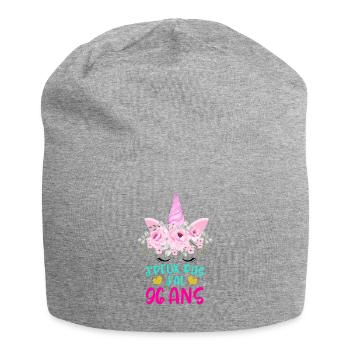 Enfant T Shirt 96 Ans Fille Anniversaire Cadeau - Jersey Beanie - heather grey - Front