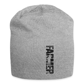 Farming Farmer Vintage Farmer - Jersey-Beanie - Grau meliert - Vorne