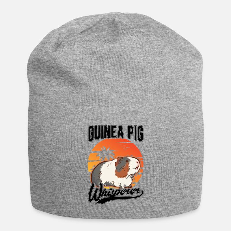 Guinea pig whisperer - Jersey Beanie - heather grey