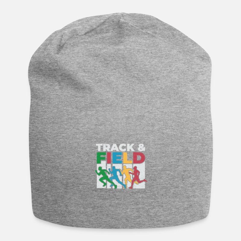 Runner Running Sport Game Athlétisme - Bonnet en jersey - gris chiné