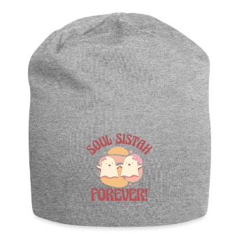 Halloween Seele Sistah Geist Geist niedlich - Jersey-Beanie - Grau meliert - Vorne