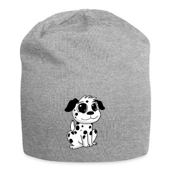 Dalmatiner Hund Hundebesitzer - Jersey-Beanie - Grau meliert - Vorne