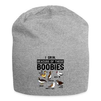 Funny Booby Seabirds Collection - Jersey Beanie - heather grey - Front