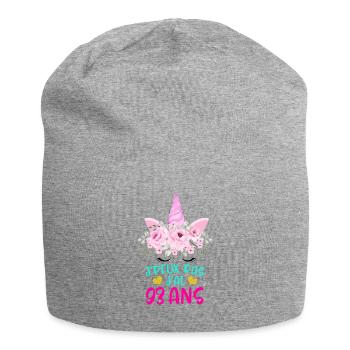 Enfant T Shirt 93 Ans Fille Anniversaire Cadeau - Jersey Beanie - heather grey - Front