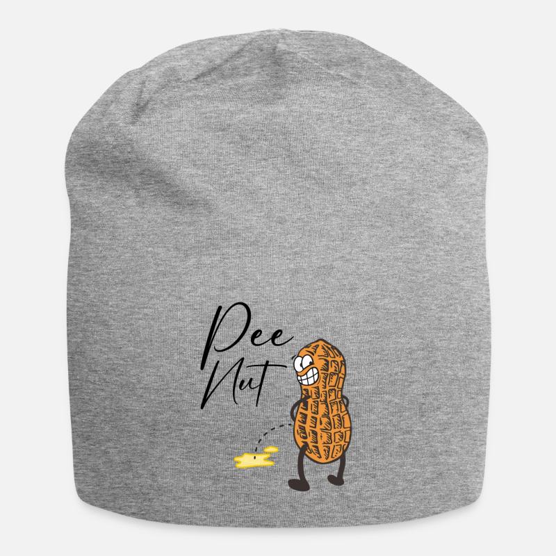 Pinkelnuss - Jersey-Beanie - Grau meliert