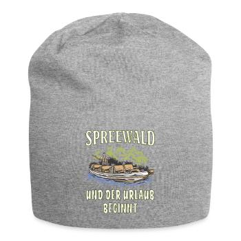 SPREEWALD UND DER URLAUB BEGINNT - Jersey-Beanie - Grau meliert - Vorne
