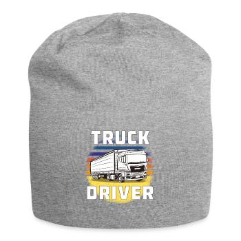 TRUCK DRIVER - Jersey-Beanie - Grau meliert - Vorne