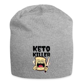Keto Killer Nutritionniste Régime alimentaire - Bonnet en jersey - gris chiné - Devant