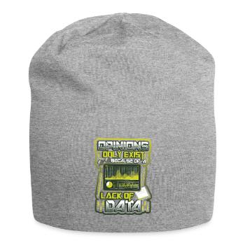 Meinungen Datenmangel - Datenwissenschaftler Daten - Jersey-Beanie - Grau meliert - Vorne