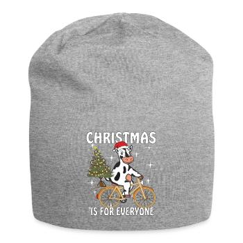 KUH FAHRRAD CHRISTMAS IS FOR EVERYONE - Jersey-Beanie - Grau meliert - Vorne