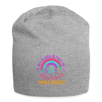 Musiklehrer-Shirt, meine Klasse voller Höhen - Jersey-Beanie - Grau meliert - Vorne