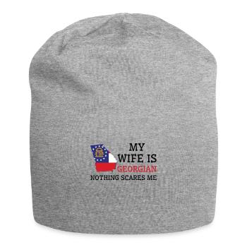 Rien ne me fait peur femme géorgienne Georgia - Bonnet en jersey - gris chiné - Devant