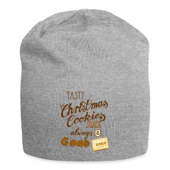 Tasty Christmas cookies are always a good idea - Jersey Beanie - heather grey - Front