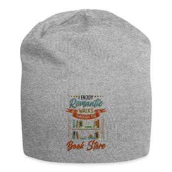 Promenades romantiques dans la librairie - Bonnet en jersey - gris chiné - Devant
