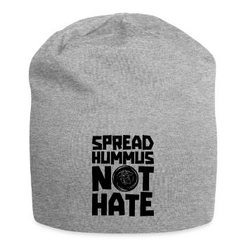 Spread Hummus Vegan Chef Veggies Lover Vegan Chefs - Jersey Beanie - heather grey - Front