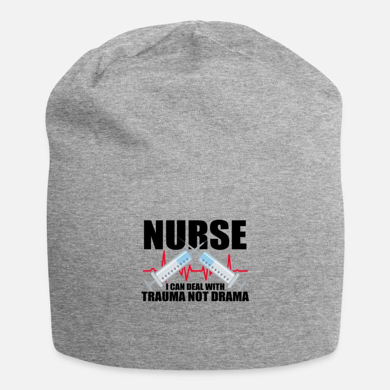 Infirmière Infirmière Clinique Paramédicale - Bonnet en jersey - gris chiné