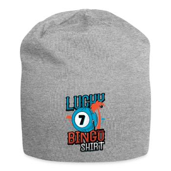 Lucky Bingo - Jersey Beanie - heather grey - Front