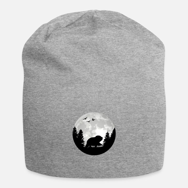 Wombat Moon - Bonnet en jersey - gris chiné