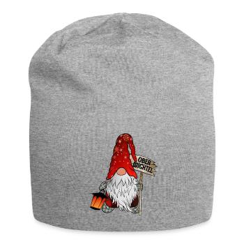 Ober Wichtel Weihnachts Gnom - Jersey-Beanie - Grau meliert - Vorne