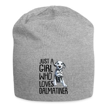 Dalmatiner - Jersey-Beanie - Grau meliert - Vorne