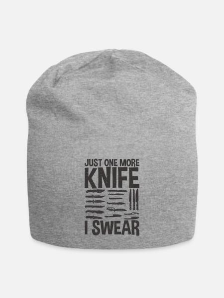 Noch Ein Messersammler Messer, Die - Jersey-Beanie - Grau meliert