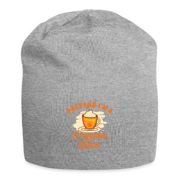 Pumpkin Spice Latte Halloween Costume Café Lover - Bonnet en jersey - gris chiné - Devant