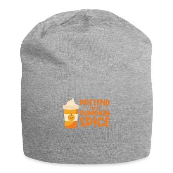 Pumpkin Spice Latte Halloween Costume Café Lover - Bonnet en jersey - gris chiné - Devant