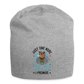 Plus qu’un seul échange que je promets - Bonnet en jersey - gris chiné - Devant
