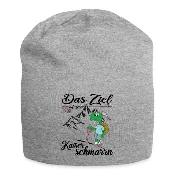 Bergwandern "Kaiserschmarrn" servus alpin Almhütte - Jersey-Beanie - Grau meliert - Vorne