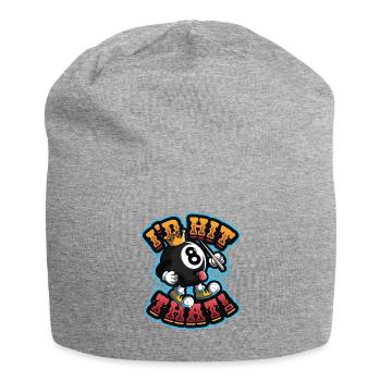 Id Hit That Pool Billiards - Jersey Beanie - heather grey - Front