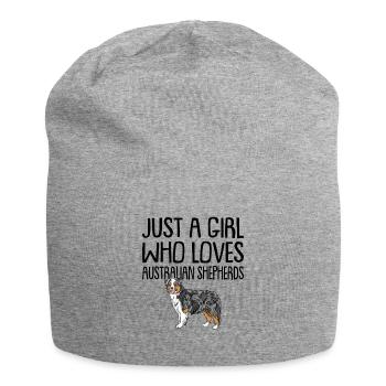 Berger australien - Bonnet en jersey - gris chiné - Devant
