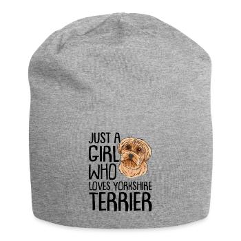 Yorkshire Terrier - Jersey Beanie - heather grey - Front