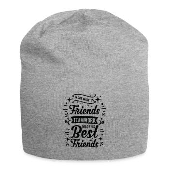 Arbeitskollege Bester Freund Büro Teamarbeit - Jersey-Beanie - Grau meliert - Vorne