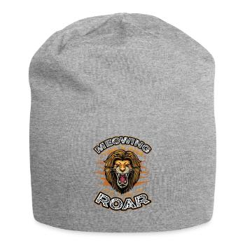Die Zeit Des Miauens Ist Vorbei - Jersey-Beanie - Grau meliert - Vorne