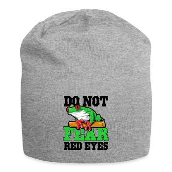 Rotäugiger Laubfrosch Niedliches - Jersey-Beanie - Grau meliert - Vorne