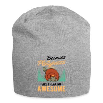 Ornithorynque Cadeau Ornithorynque - Bonnet en jersey - gris chiné - Devant
