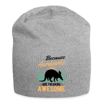 Because Aardvarks are freaking awesome Aardvark - Jersey Beanie - heather grey - Front