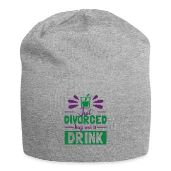 Just Divorced - Jersey Beanie - heather grey - Front