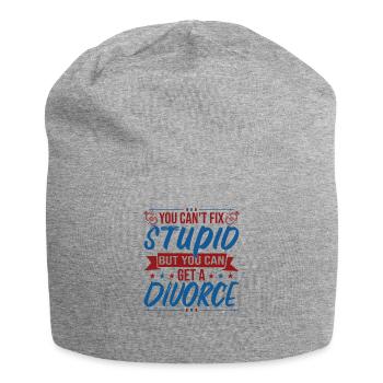 You Can Get A Divorce - Jersey Beanie - heather grey - Front