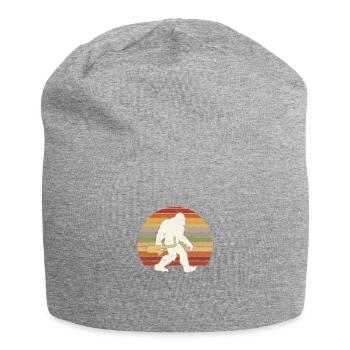 Saxophone Bigfoot Sasquatch Musician Jazz Music - Jersey Beanie - heather grey - Front