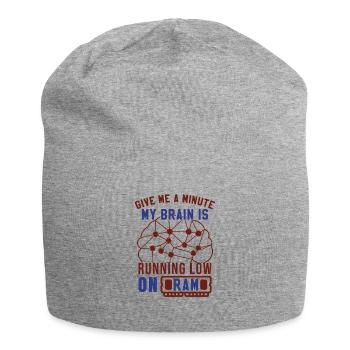 Lustiger IT-Support - Jersey-Beanie - Grau meliert - Vorne