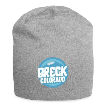 Skishirt, Breck Colorado Souvenir Skifahren - Jersey-Beanie - Grau meliert - Vorne
