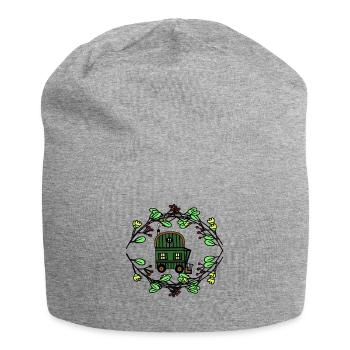 Spring Nature Nature Lovers Alps Mountaineers - Jersey Beanie - heather grey - Front